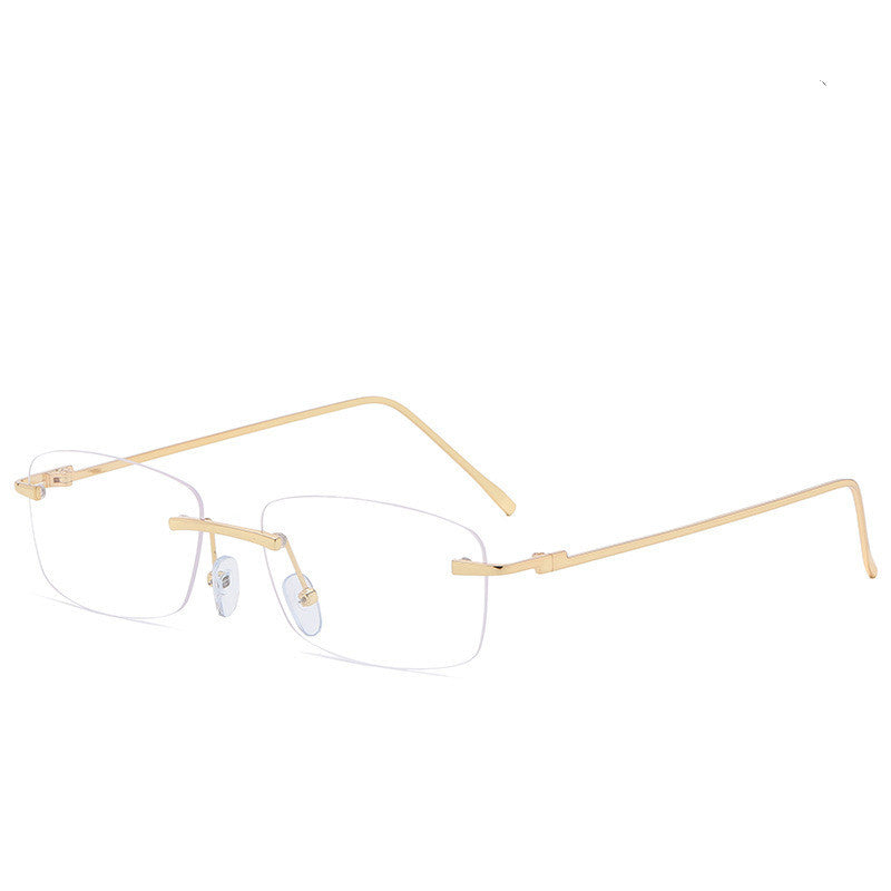 Vanessa – Modische randlose Sonnenbrille mit Ozeanlinse