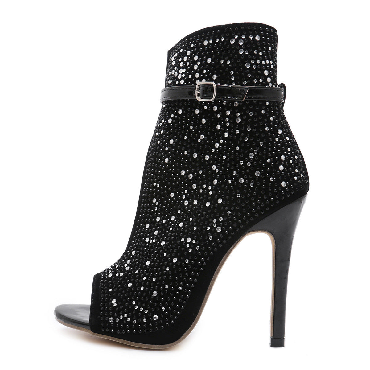 Ann – Funkelnde Absatzschuhe mit Strass