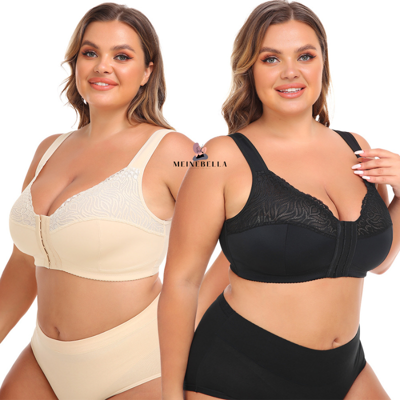 Sarah – Damen-Lace-BH ohne Bügel mit Frontverschluss