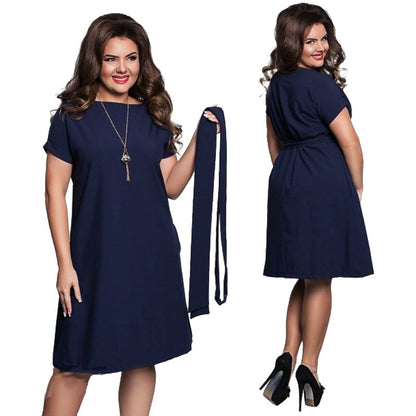 Rebecca – Plus Size Kleid für Damen mit weitem Schnitt