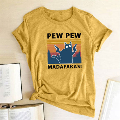 Jon – Kurzärmliges Pew Maddakas T-Shirt in europäischer Größe