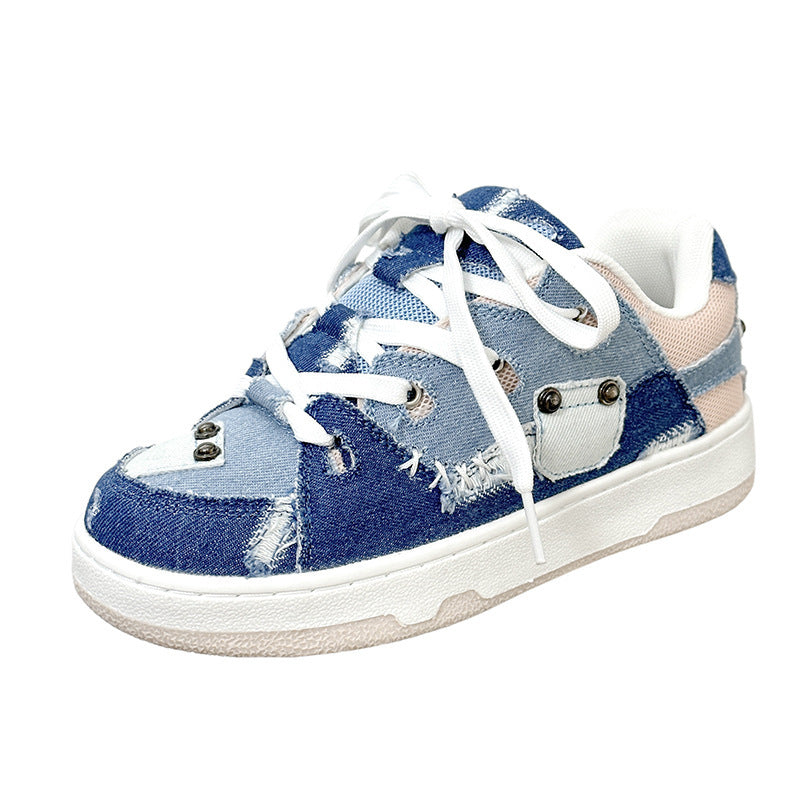 Toby – Denim Canvas Schuhe mit kaltem Kleber