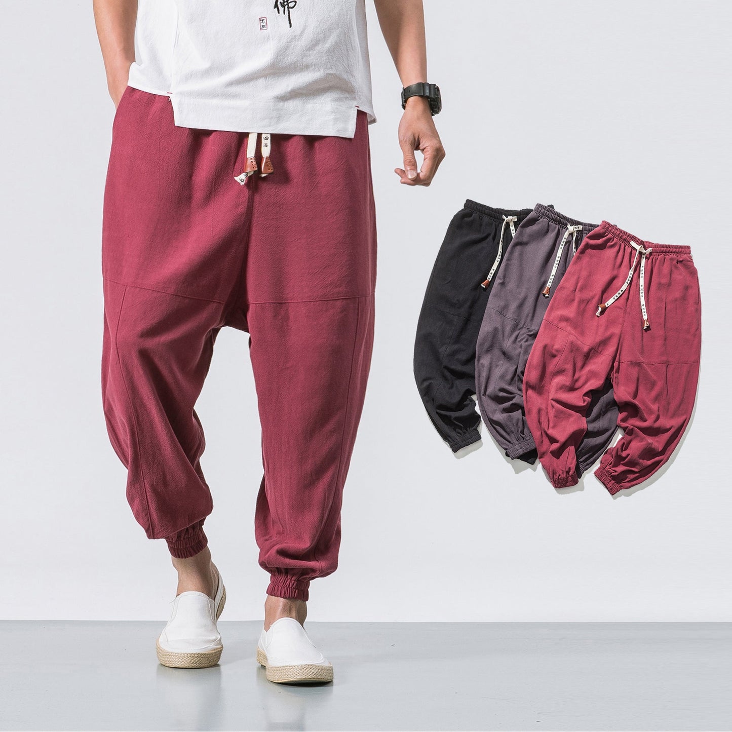 Robert – Bequeme Herren Jogginghose mit elastischem Bund und Taschen