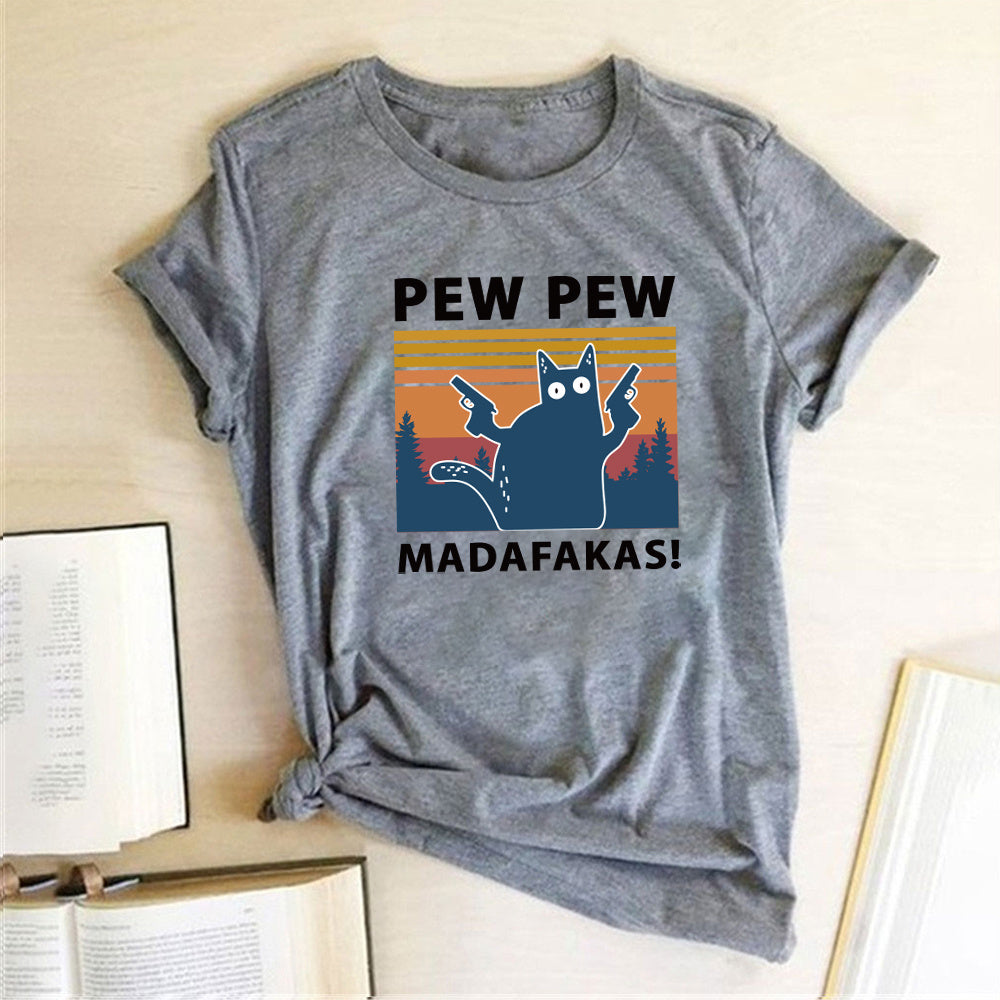 Jon – Kurzärmliges Pew Maddakas T-Shirt in europäischer Größe