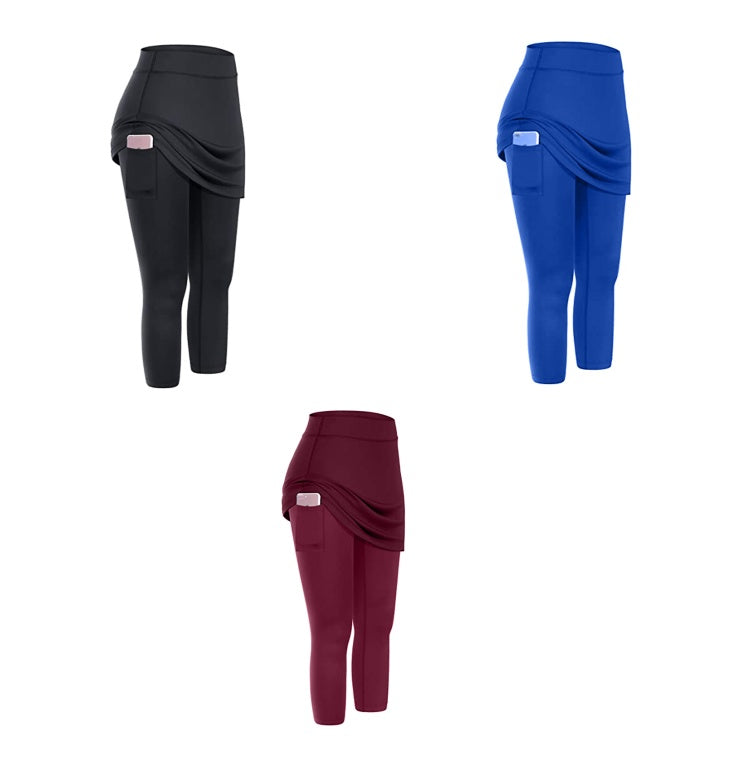 Tracy – Sportliche Leggings mit Rock und Taschen für Damen