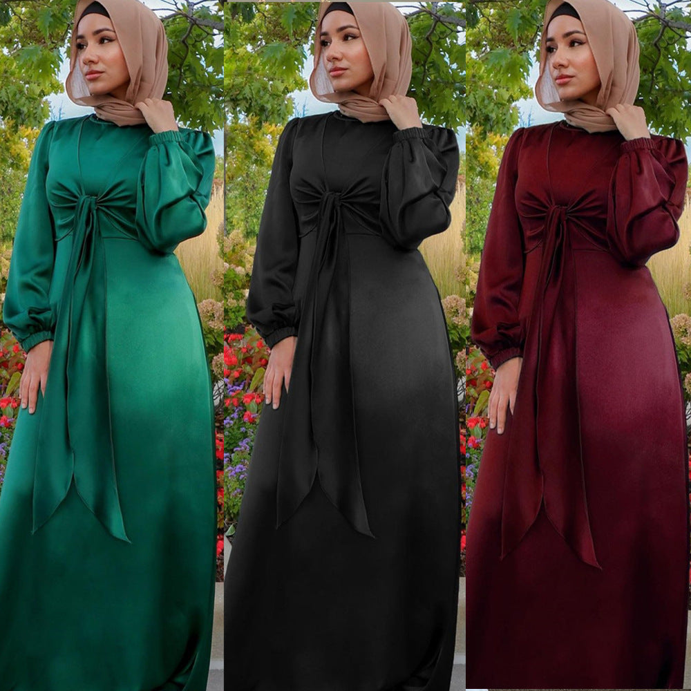 Vanessa – Modischer Ramadan Eid Mubarak Kaftan aus satin für Frauen