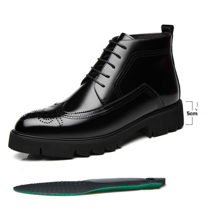 Giles – Dicksohlige britische High-Top Martin Boots aus veganem Leder