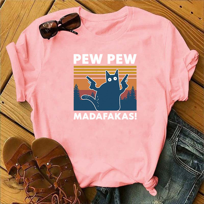 Jon – Kurzärmliges Pew Maddakas T-Shirt in europäischer Größe