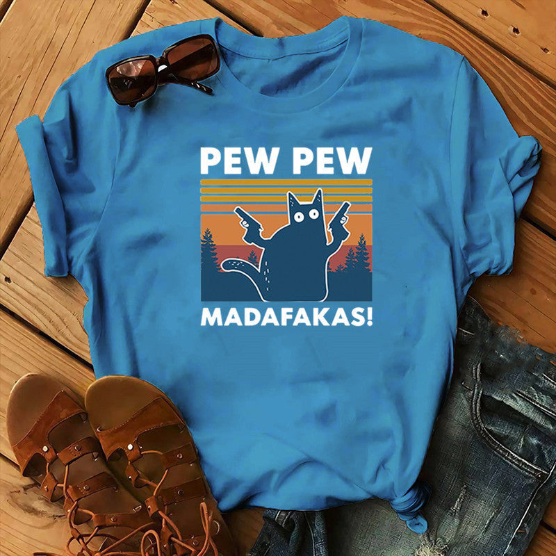 Jon – Kurzärmliges Pew Maddakas T-Shirt in europäischer Größe