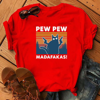 Jon – Kurzärmliges Pew Maddakas T-Shirt in europäischer Größe