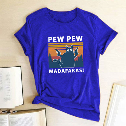 Jon – Kurzärmliges Pew Maddakas T-Shirt in europäischer Größe