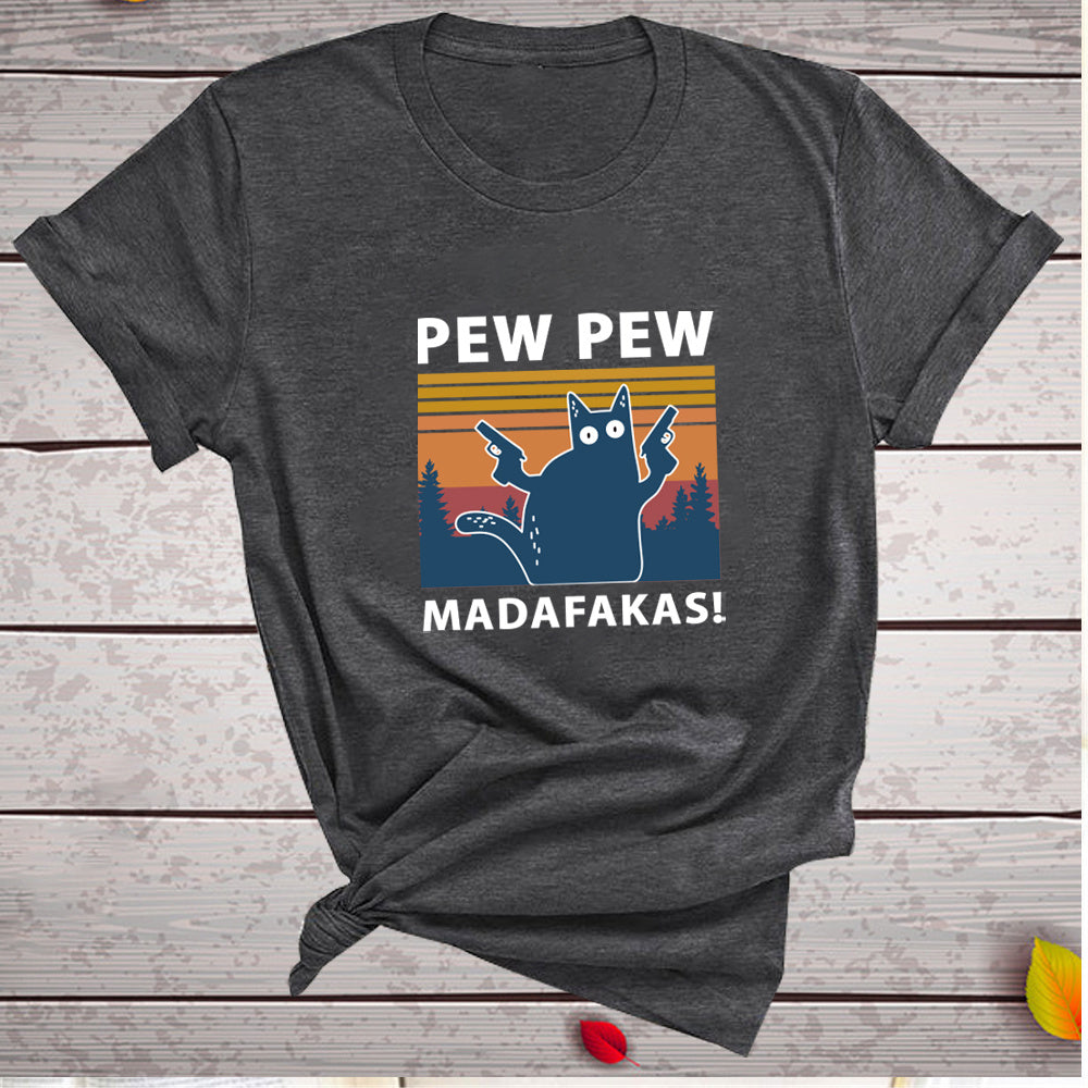 Jon – Kurzärmliges Pew Maddakas T-Shirt in europäischer Größe