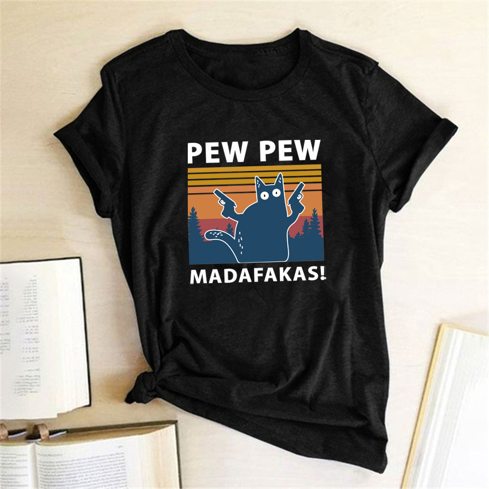 Jon – Kurzärmliges Pew Maddakas T-Shirt in europäischer Größe