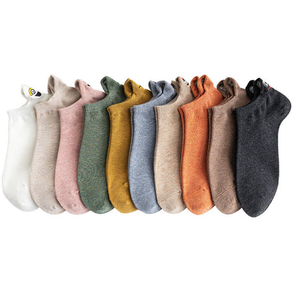 Kim – Klassische Damensocken 10er-Pack Farbmix