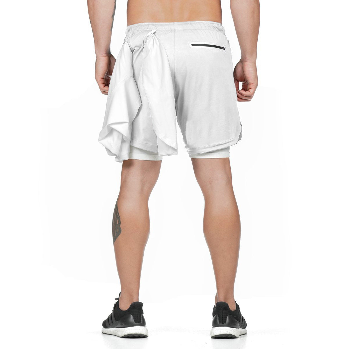 Ted – 2-in-1 Herren-Laufshorts mit schnelltrocknendem Material für Sport und Fitness