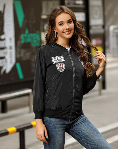 Liam – Schlanke Baseballjacke aus veganem Leder