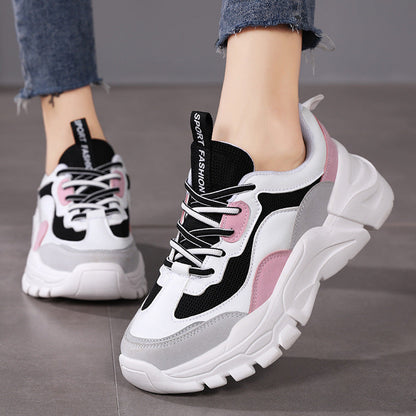 Miranda – Weiche Damen-Sneaker mit hohem elastischen dicken Boden