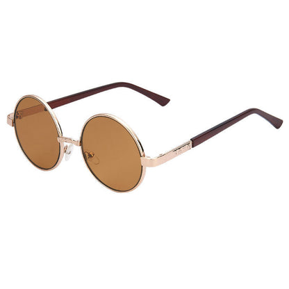 Rod – Runde Vintage-Brille mit Spiegelgläsern