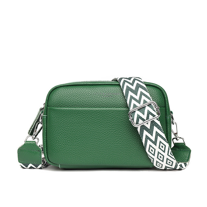 Amy – Stilvolle Schulter-Crossbody-Taschen mit Rautenstickerei und breitem Schultergurt