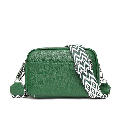 Amy – Stilvolle Schulter-Crossbody-Taschen mit Rautenstickerei und breitem Schultergurt