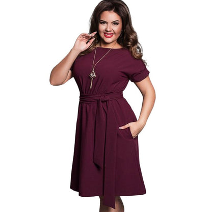 Rebecca – Plus Size Kleid für Damen mit weitem Schnitt