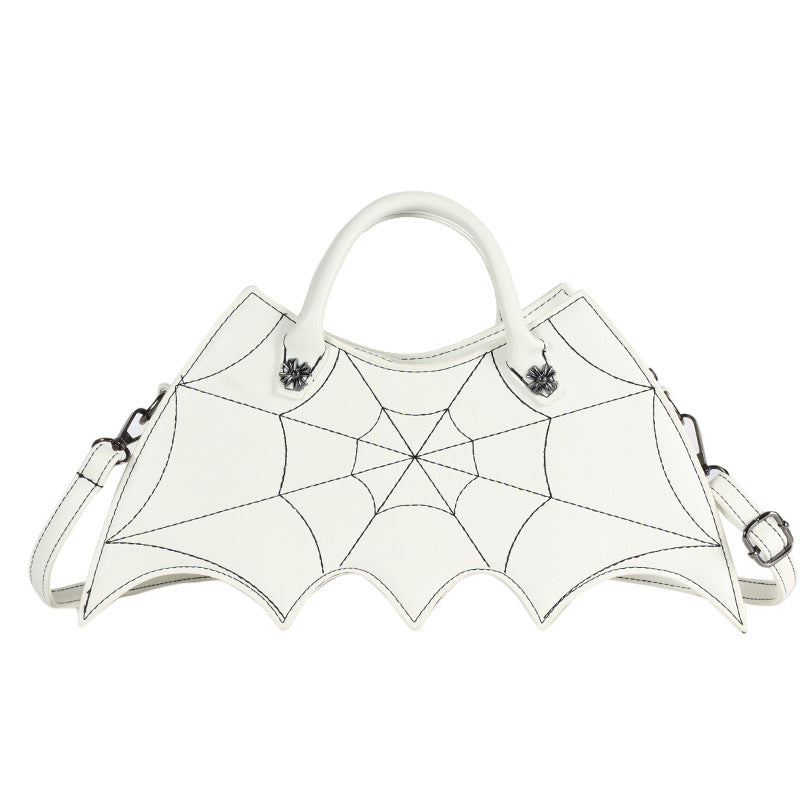 Jade – Schultertasche in Form eines Halloween-Spinnennetzes mit einzigartigem Design