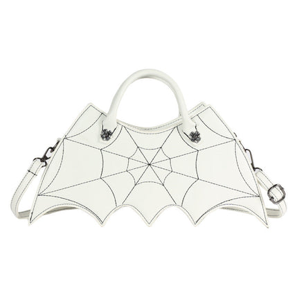 Jade – Schultertasche in Form eines Halloween-Spinnennetzes mit einzigartigem Design