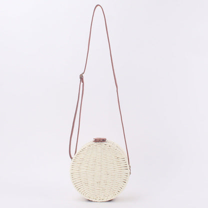 Sandra – Handgefertigte Rattan Strandtasche für Damen