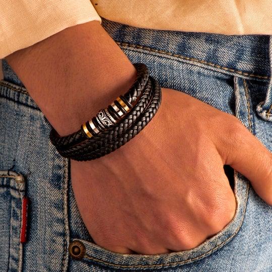 Nathaniel – Herren Armband mit Persönlicher Gravur