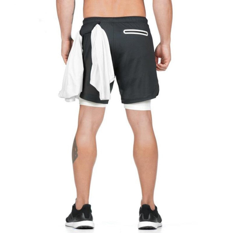 Ted – 2-in-1 Herren-Laufshorts mit schnelltrocknendem Material für Sport und Fitness