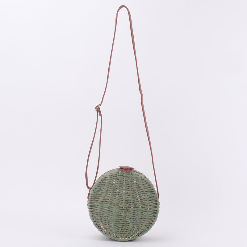 Sandra – Handgefertigte Rattan Strandtasche für Damen