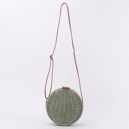 Sandra – Handgefertigte Rattan Strandtasche für Damen