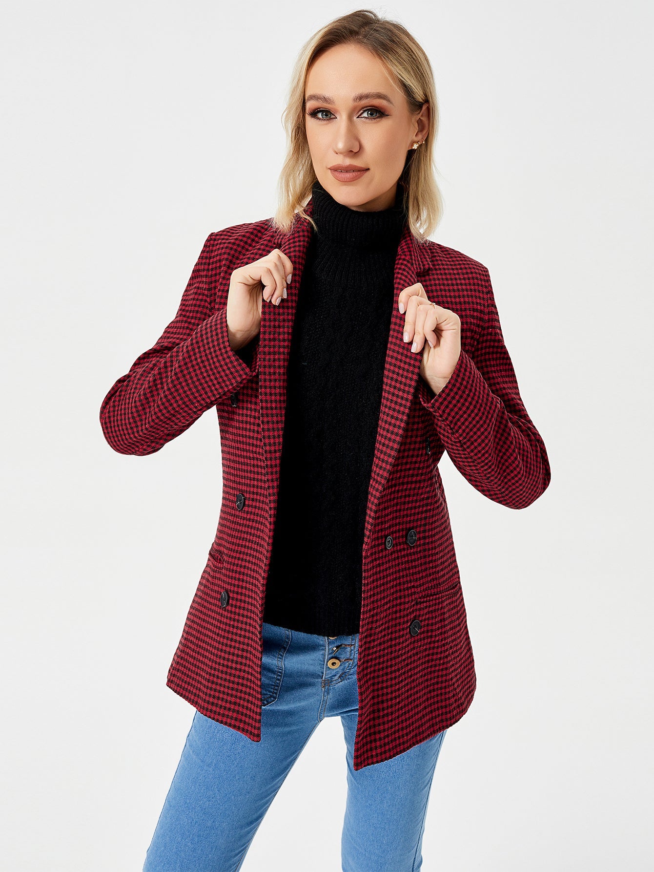 Audrey – Lässiger Blazer für Damen mit langen Ärmeln