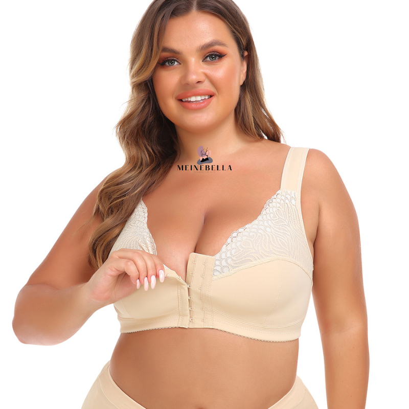 Sarah – Damen-Lace-BH ohne Bügel mit Frontverschluss