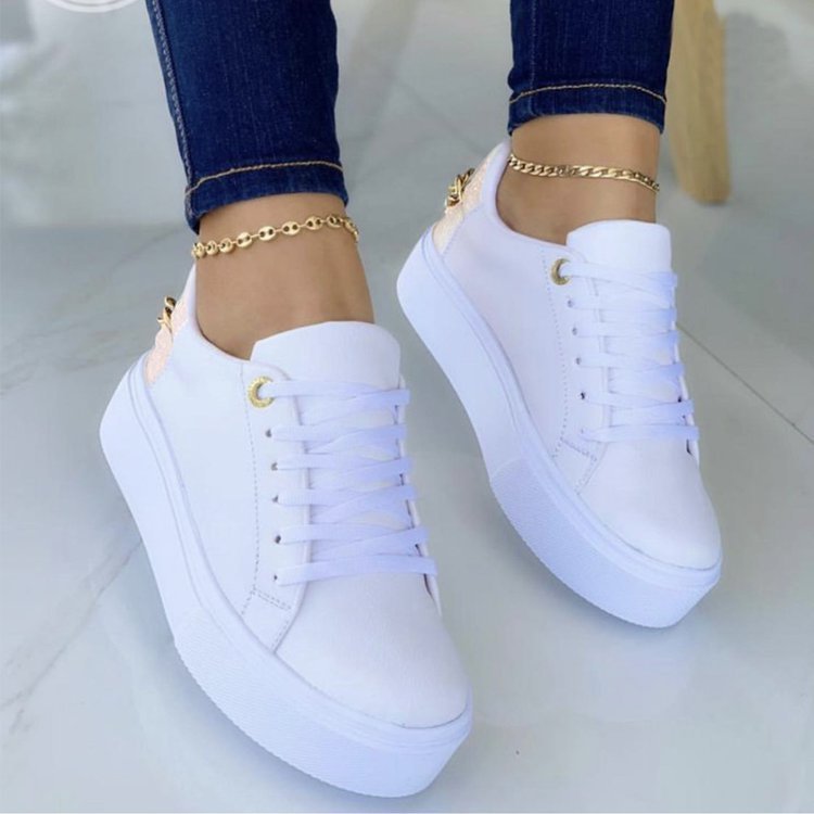 Phoebe – Modische Damen Sneakers in Weiß