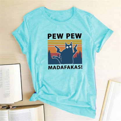 Jon – Kurzärmliges Pew Maddakas T-Shirt in europäischer Größe