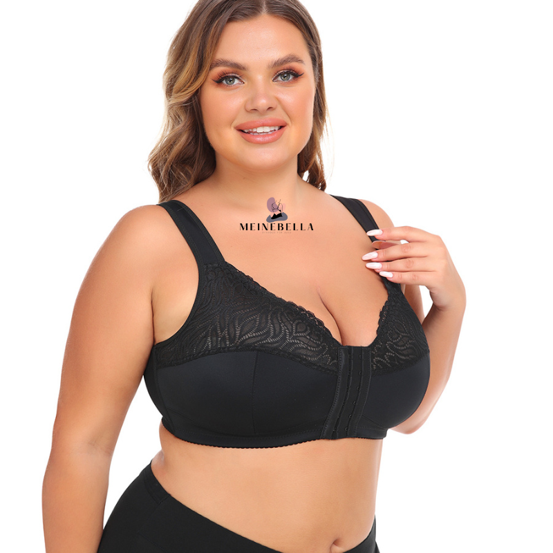 Sarah – Damen-Lace-BH ohne Bügel mit Frontverschluss