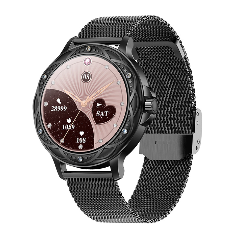 Leah – Elegante Damensmartwatch mit Gesundheitsüberwachung