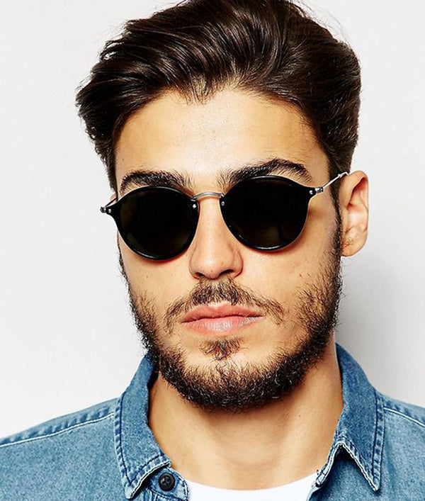 Terrence – Runde Retro-Sonnenbrille für Herren und Damen