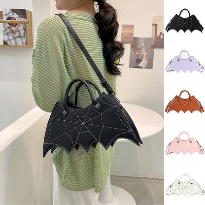 Jade – Schultertasche in Form eines Halloween-Spinnennetzes mit einzigartigem Design