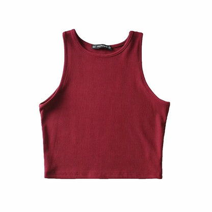 Audrey – Sportliches Tanktop in einfarbigem Design