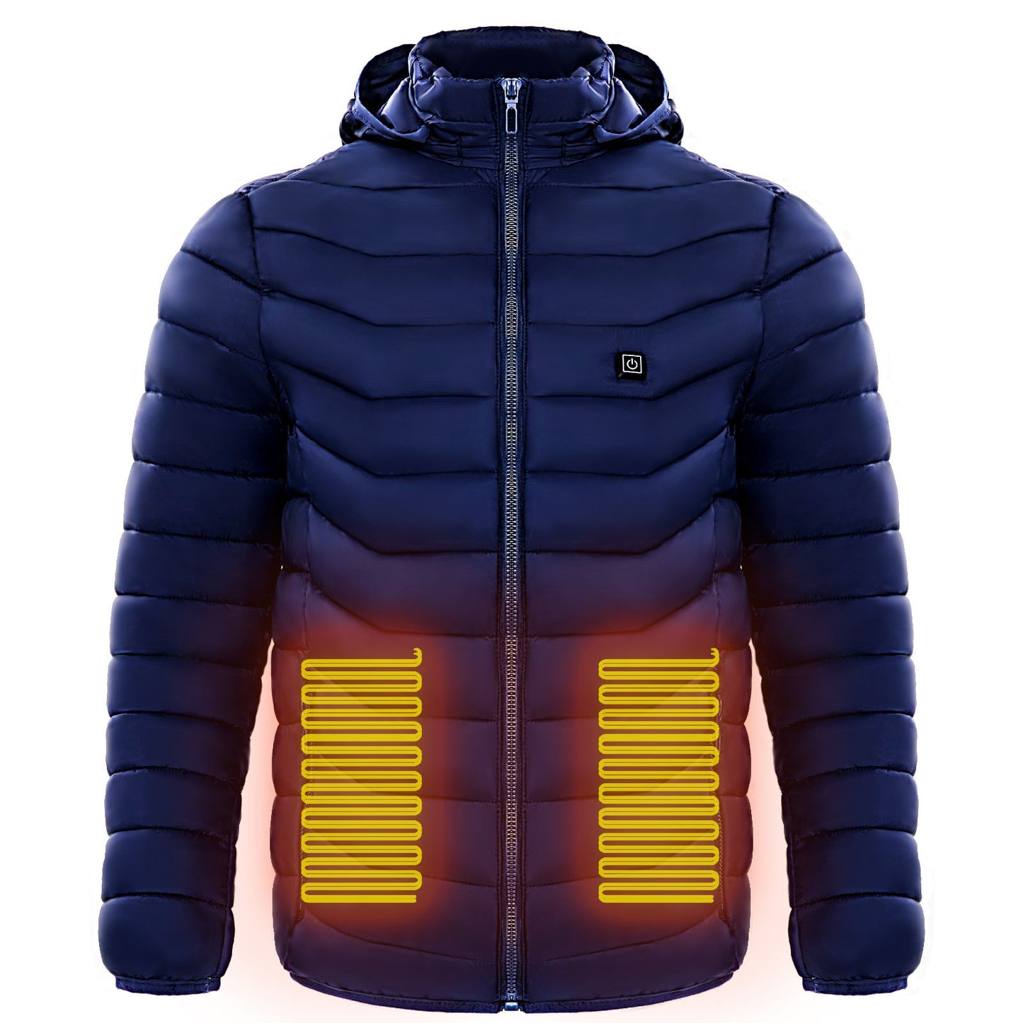 Dean – Elektrische beheizte Herren-Puffjacke mit Kapuze