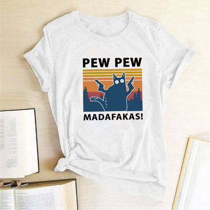 Jon – Kurzärmliges Pew Maddakas T-Shirt in europäischer Größe