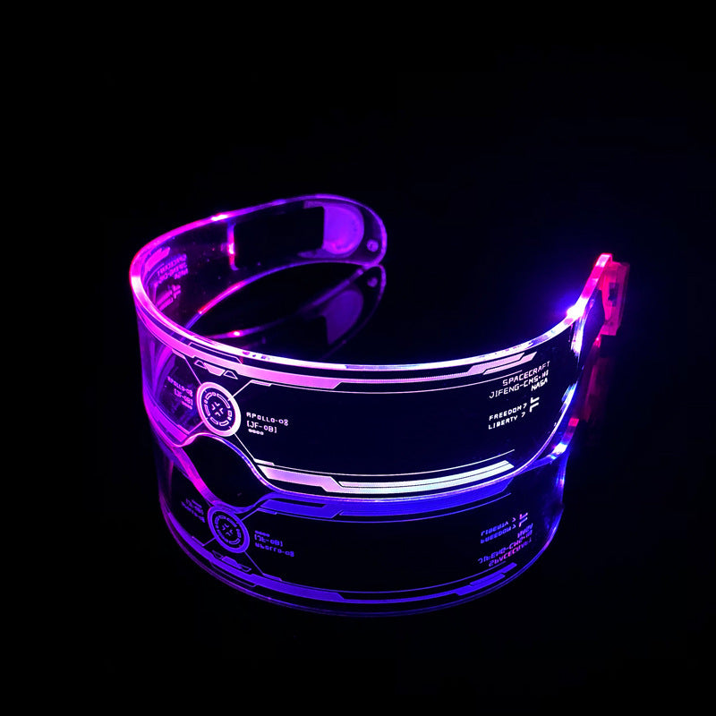 Terence – Futuristische Luminous Brille für Partys und Festivals