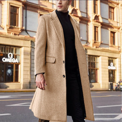 Stewart – Langer Trenchcoat aus Wolle