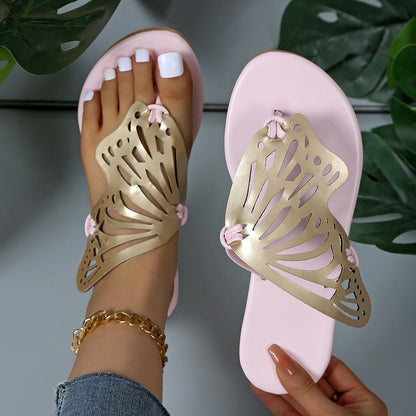 Miranda – Stylische Hohl-Schmetterlings-Flip-Flops für Damen