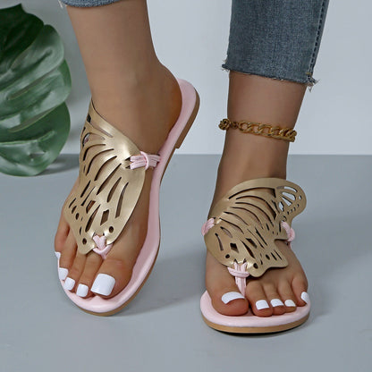 Miranda – Stylische Hohl-Schmetterlings-Flip-Flops für Damen