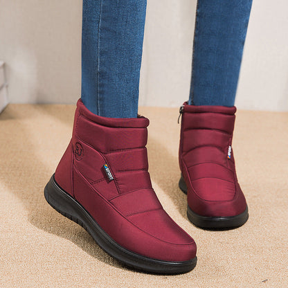 Zoe – Wasserdichte Schneestiefel für Frauen mit flachen Absätzen und rutschfester Sohle