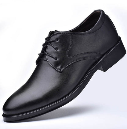 Timothy – Elegante schwarze Schuhe mit spitzer Zehe für Herren