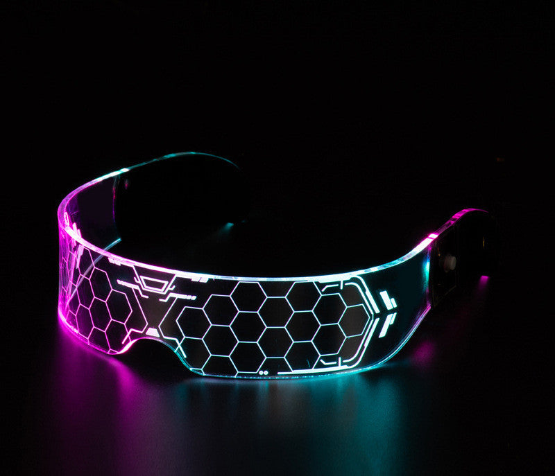 Terence – Futuristische Luminous Brille für Partys und Festivals